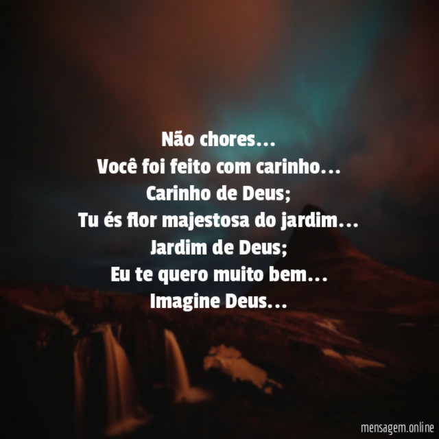 Não chores