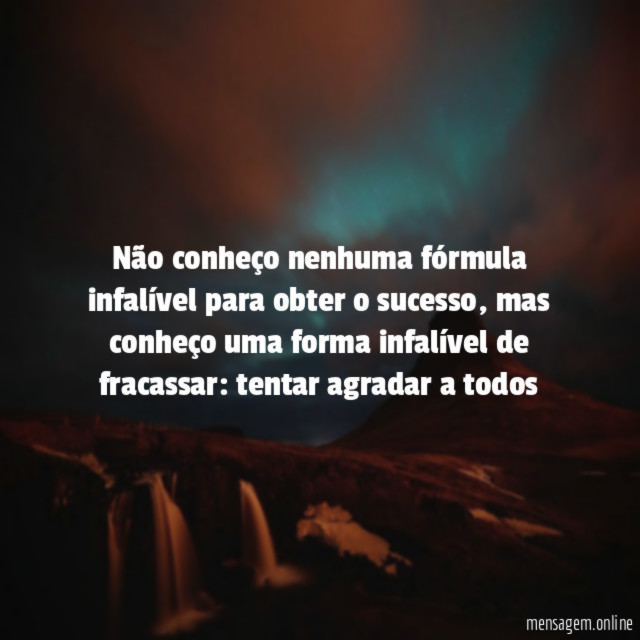 Não conheço nenhuma fórmula infalível para obter