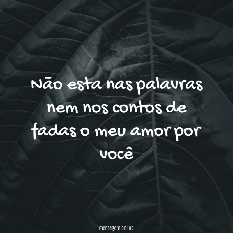 Não esta nas palavras nem nos contos de