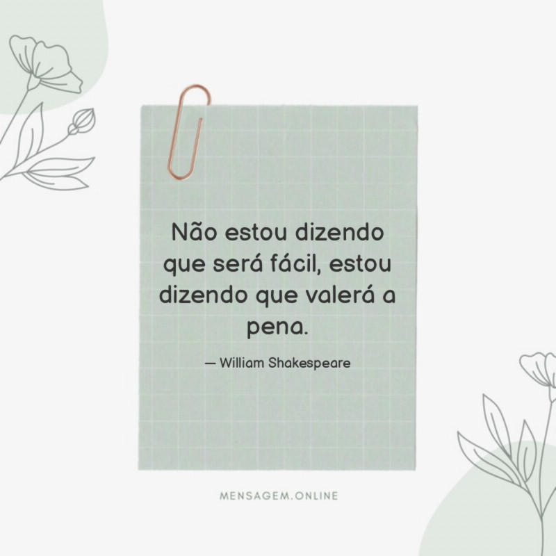 Não estou dizendo