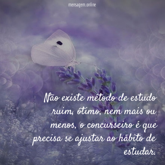 Não existe método de estudo ruim