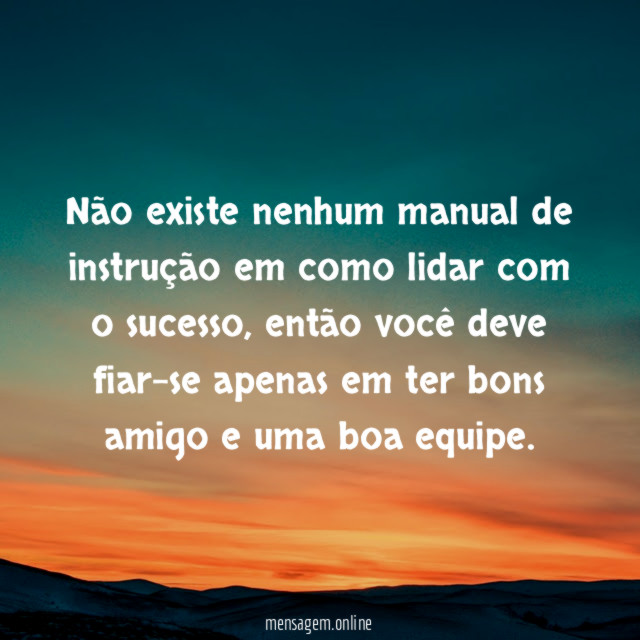 Não existe nenhum manual de instrução em como