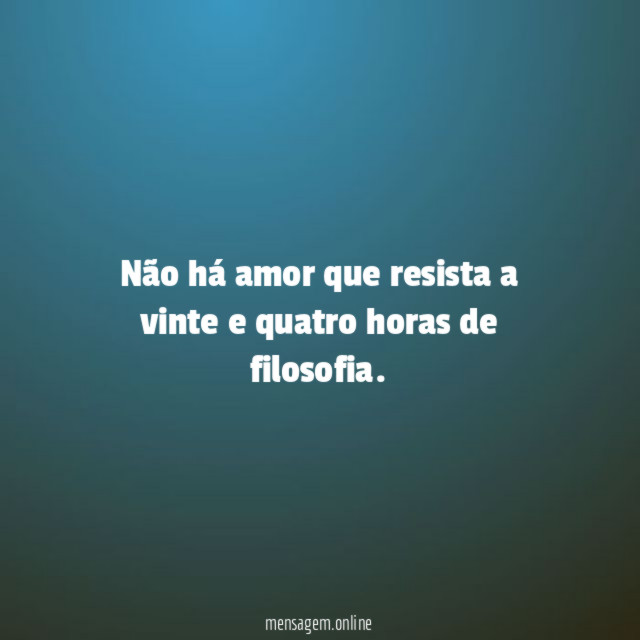 Não há amor que resista a vinte
