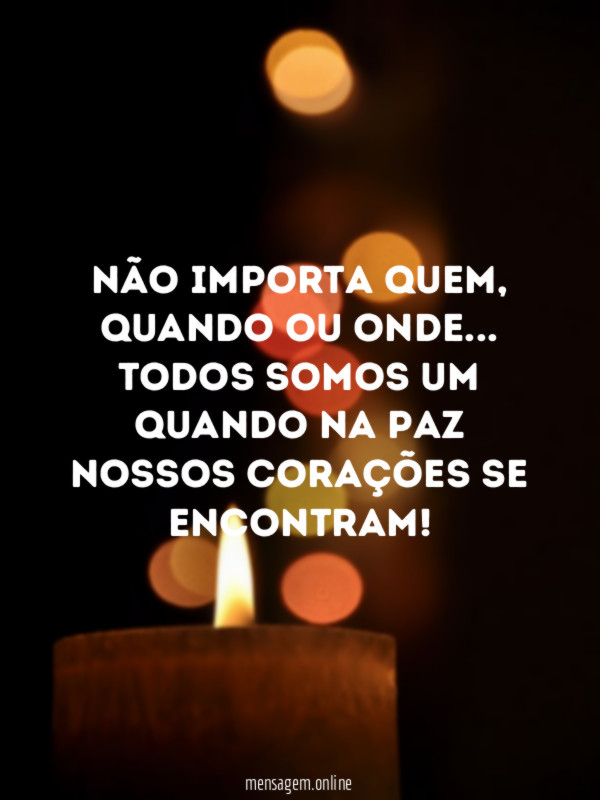 Não importa quem