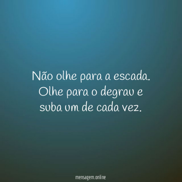 Não olhe para a escada
