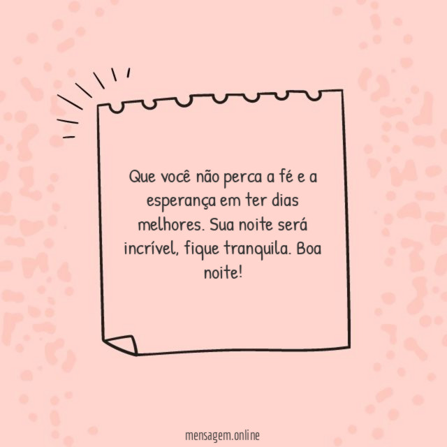 Não perca a fé