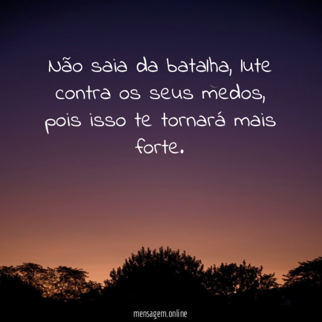 Não saia da batalha