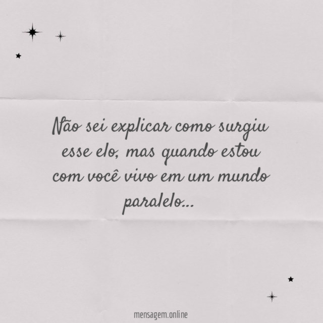 Não sei explicar como surgiu esse elo