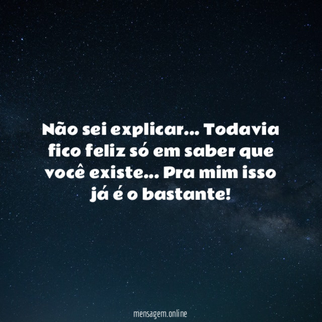 Não sei explicar