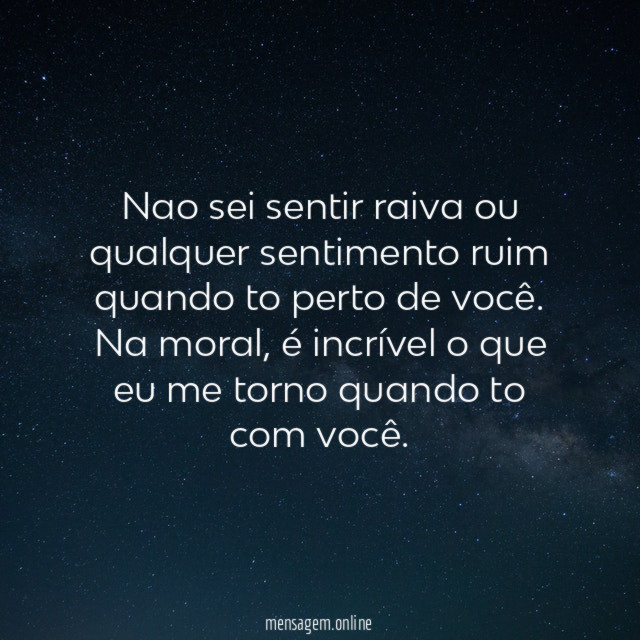 Nao sei sentir raiva ou qualquer sentimento ruim