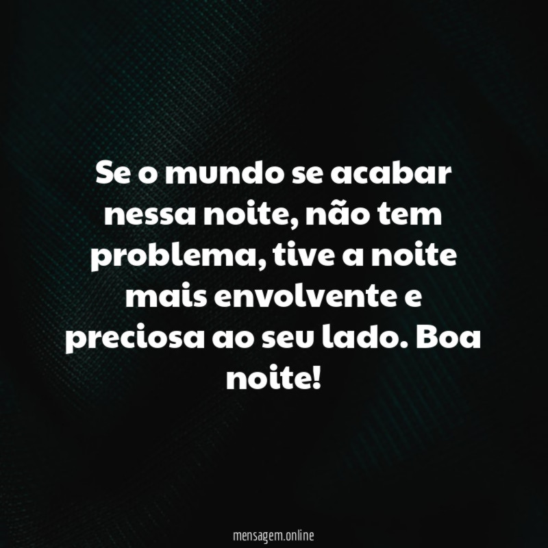 Não tem problema