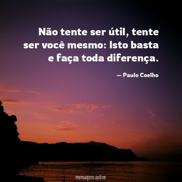 Não tente ser útil