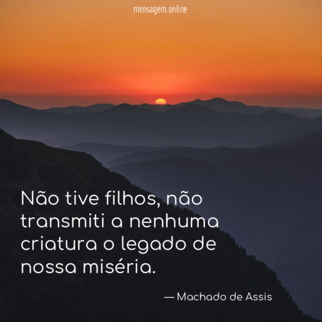 Não tive filhos