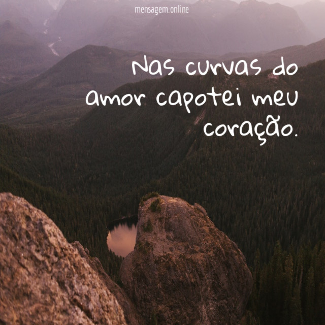 Nas curvas do amor capotei meu coração