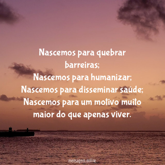 Nascemos para quebrar barreiras