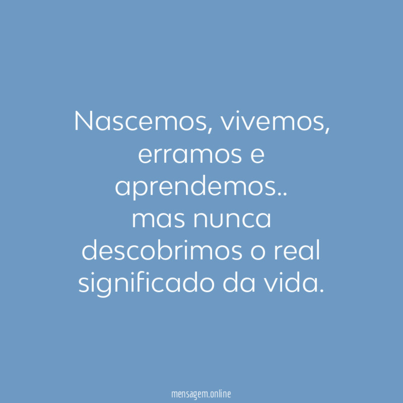 Nascemos