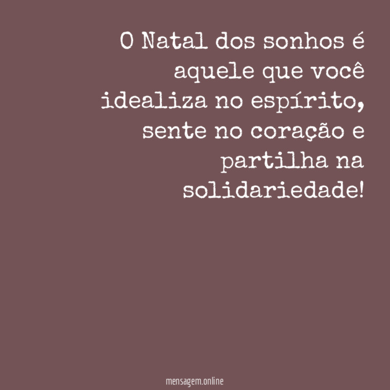 Natal dos sonhos