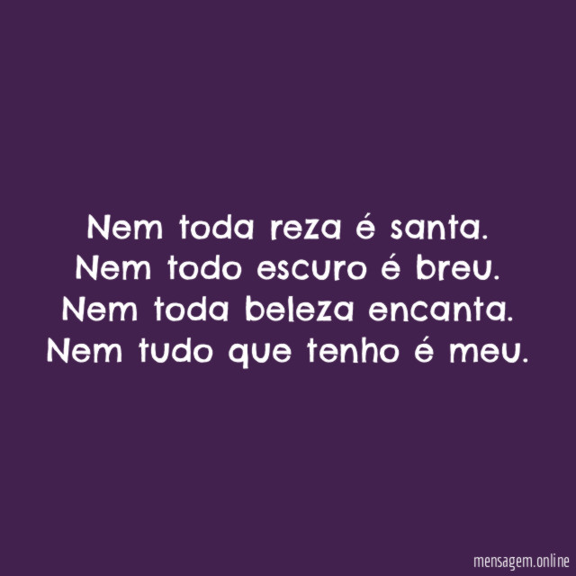 Nem toda reza é santa