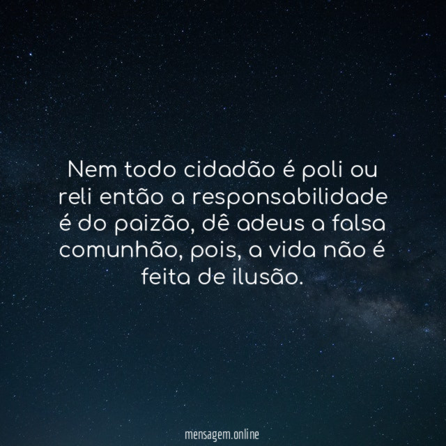 Nem todo cidadão é poli ou reli então