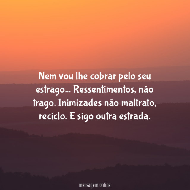 Nem vou lhe cobrar pelo seu estrago