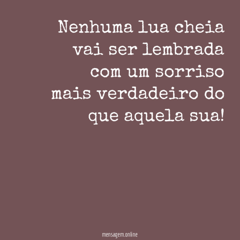 Nenhuma lua cheia vai ser lembrada com um