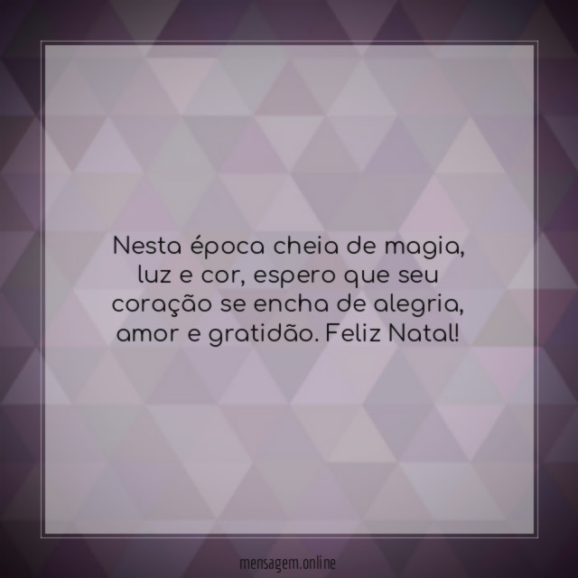 Nesta época cheia de magia