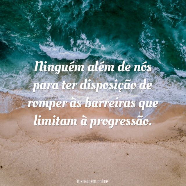 Ninguém além de nós para ter disposição de