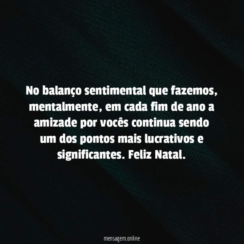 No balanço sentimental que fazemos