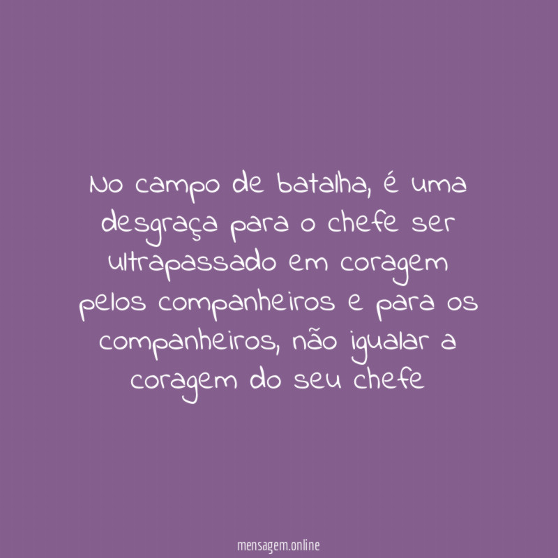 No campo de batalha