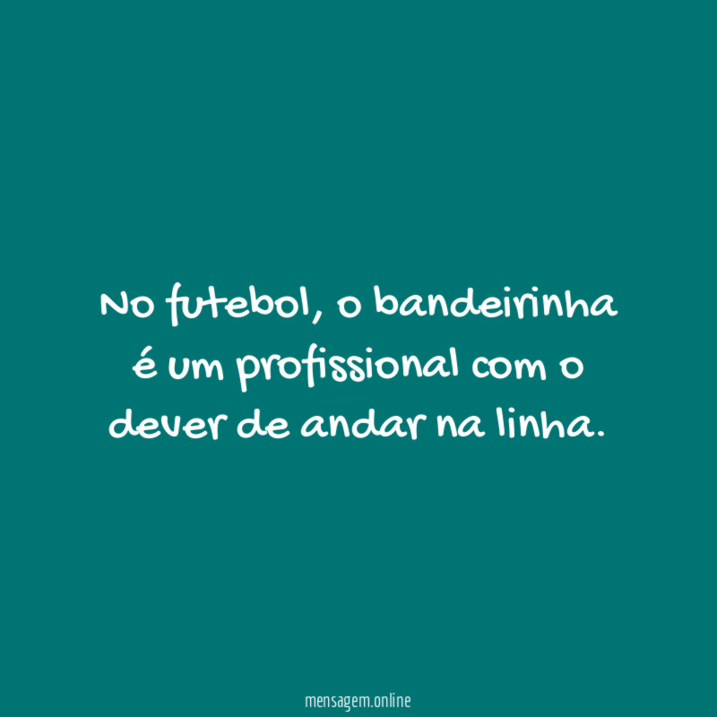 No futebol