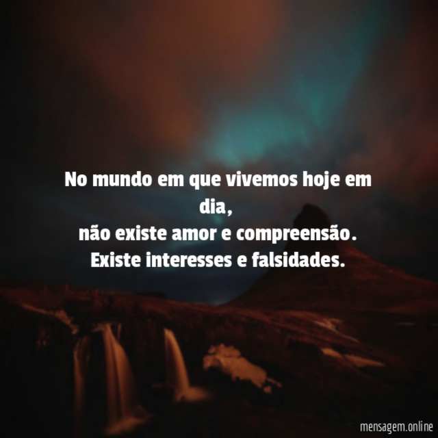 No mundo em que vivemos hoje em dia