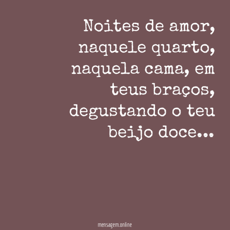 Noites de amor
