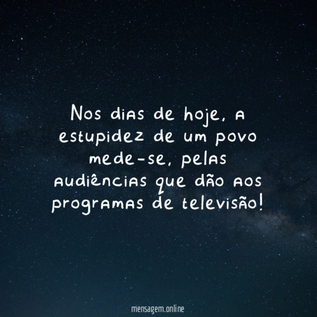 Nos dias de hoje