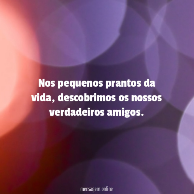 Nos pequenos prantos da vida