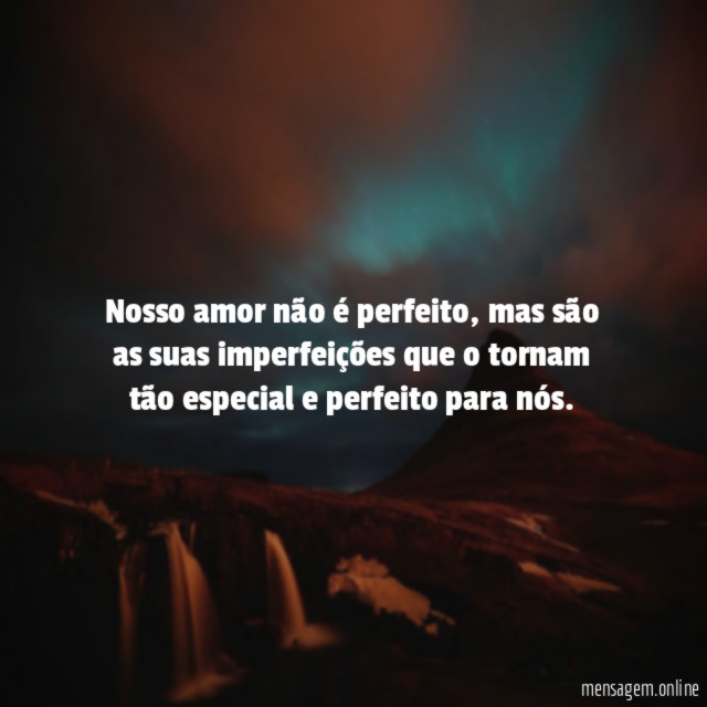 Nosso amor não é perfeito