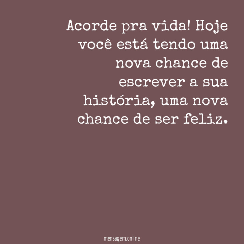 Nova chance!