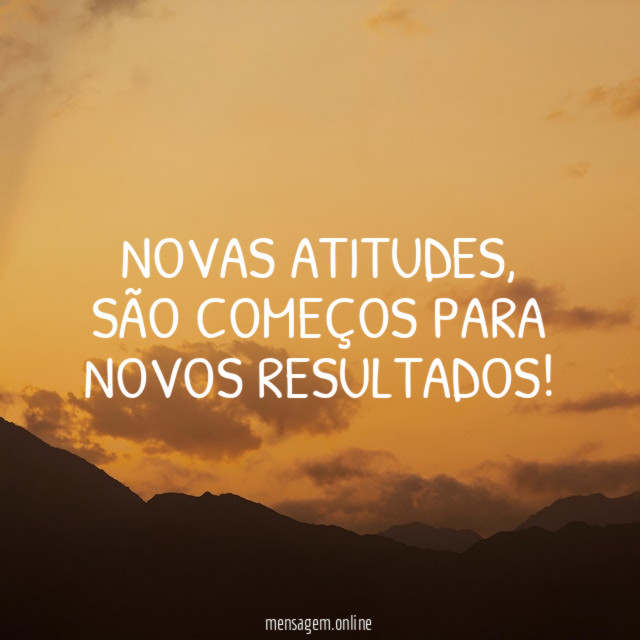 Novas atitudes