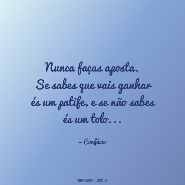 Nunca Faça