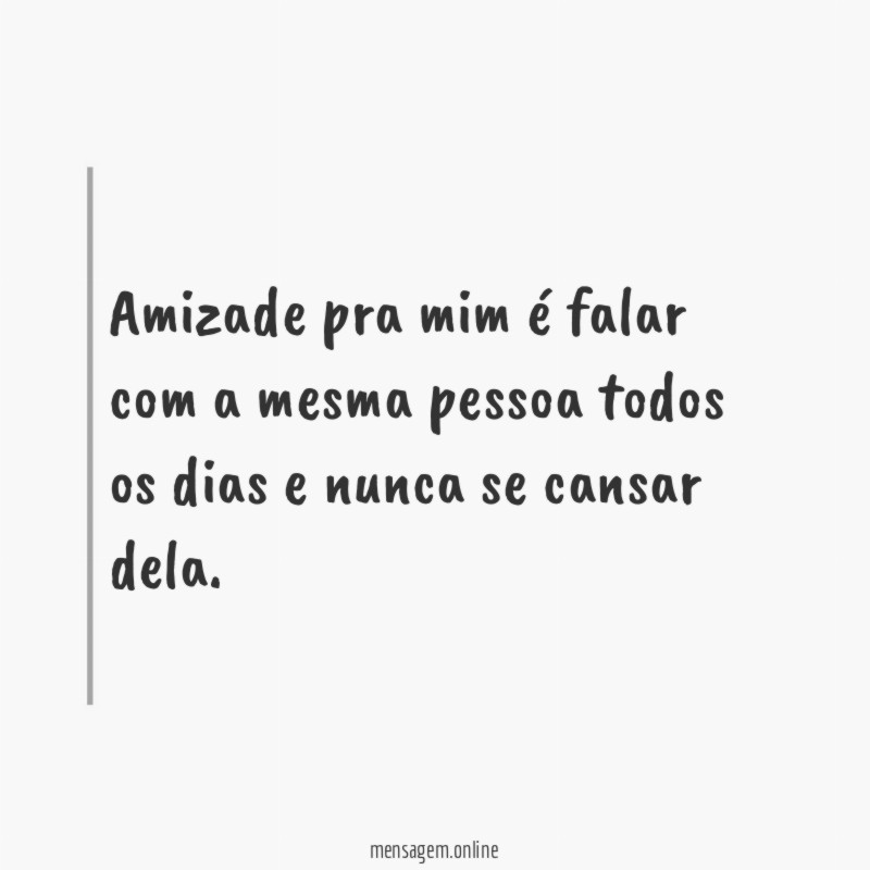 Nunca se cansar