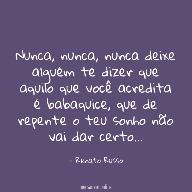 Nunca