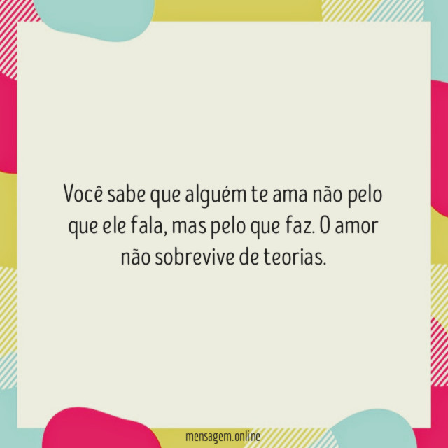 O agir do amor