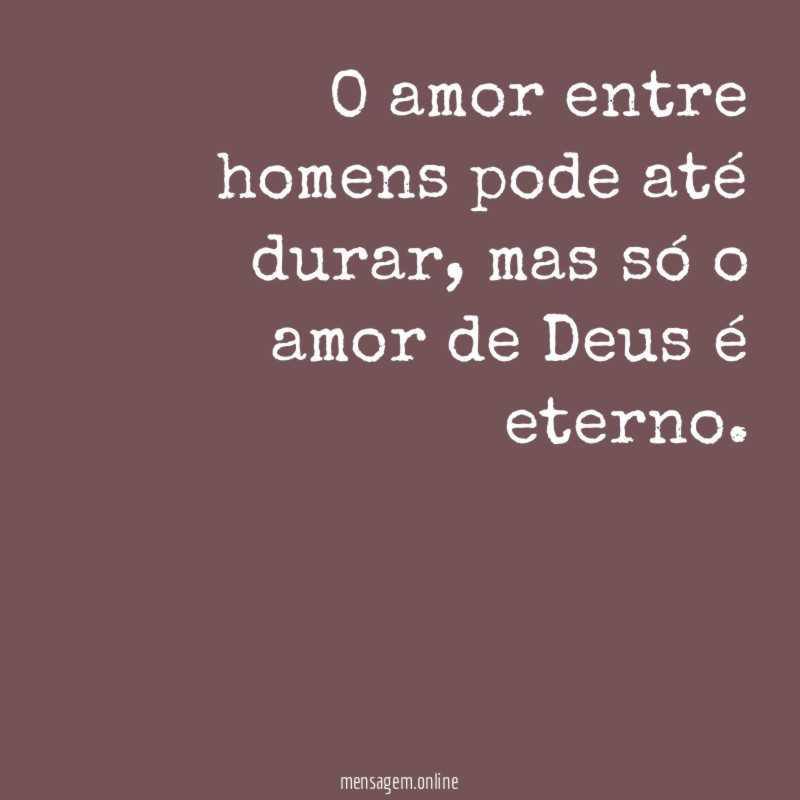O amor entre homens pode até durar