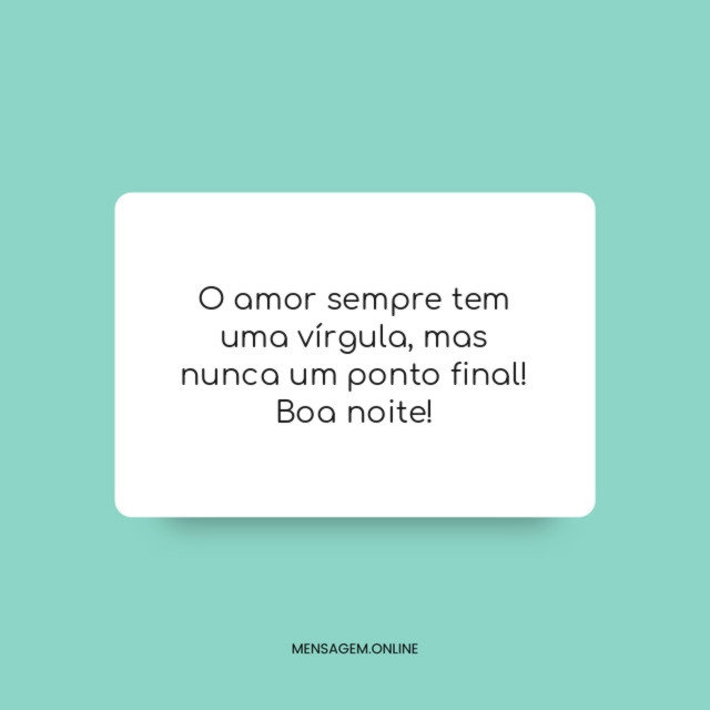 O amor sempre tem