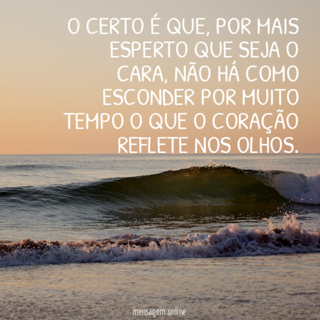 O certo é que