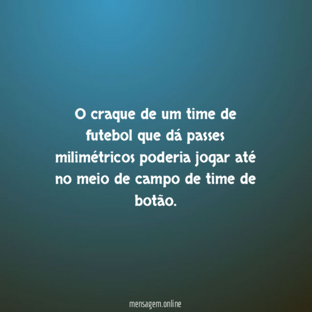 O craque de um time de futebol que