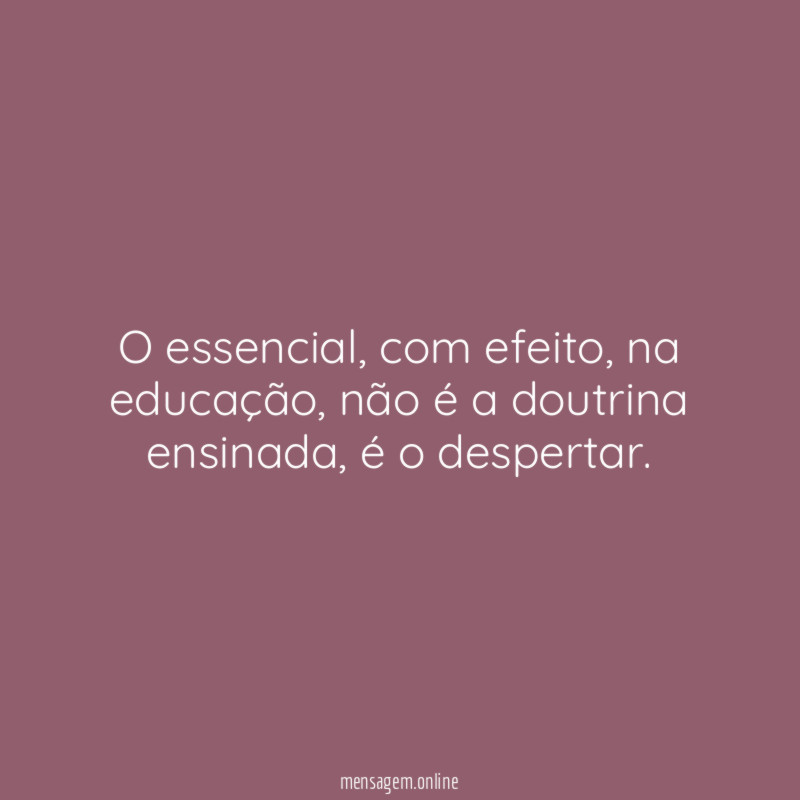 O essencial