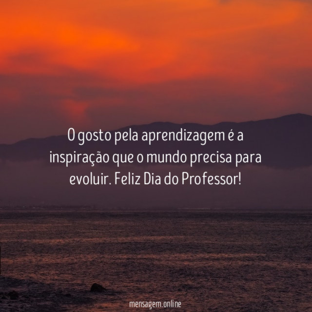 O gosto pela aprendizagem