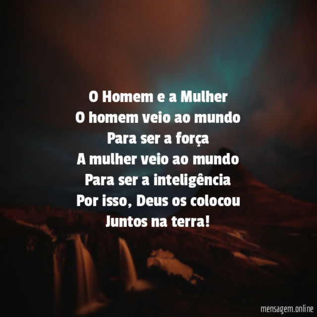 O Homem e a Mulher