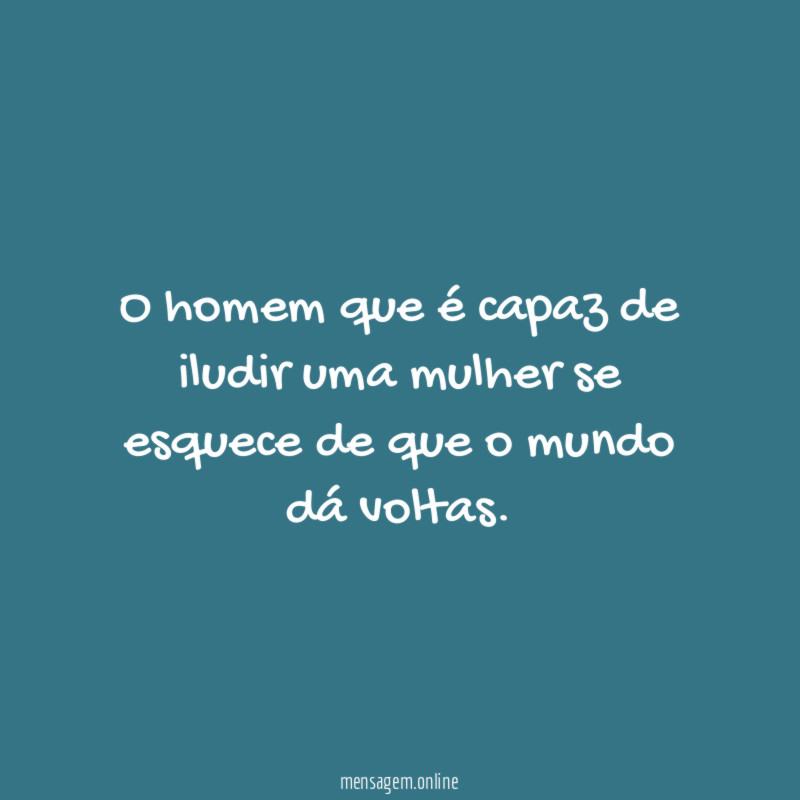 O homem que é capaz de iludir uma
