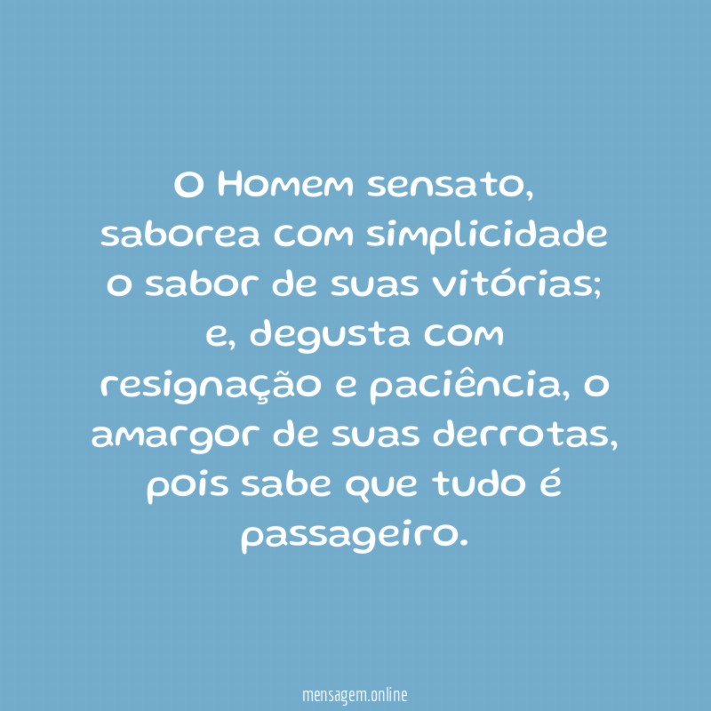 O Homem sensato